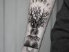 Tattoo mystic tree