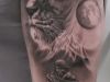 Tattoo Löwe und Krieger